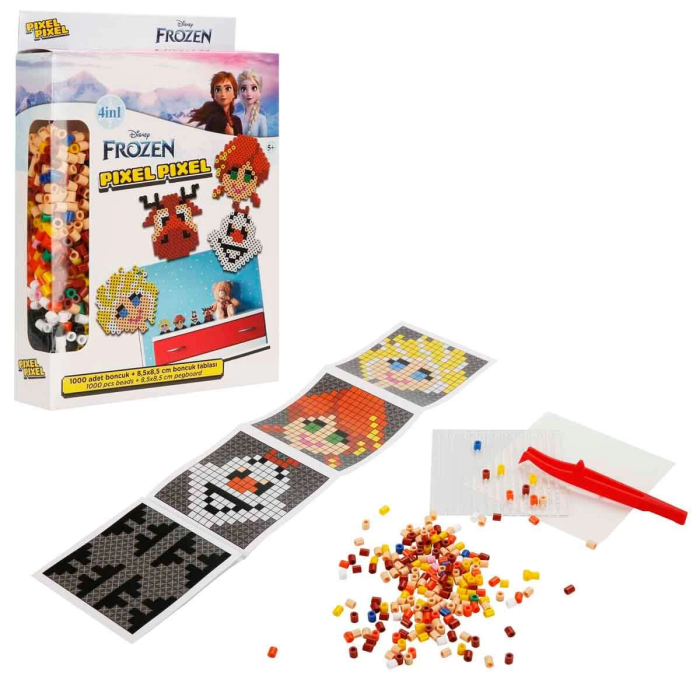 4in1 Disney Frozen Pixel Pixel Boncuk Aktivite ve Oyuncak Seti