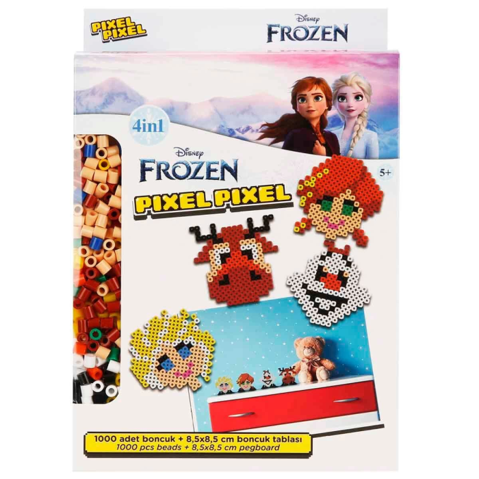 4in1 Disney Frozen Pixel Pixel Boncuk Aktivite ve Oyuncak Seti