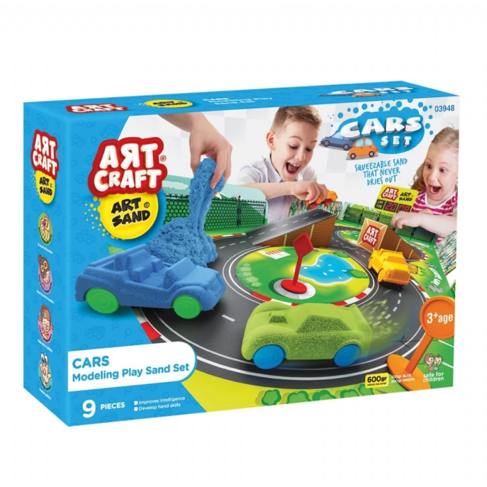 Art Craft Art Sand Arabalar Kum Seti 03948