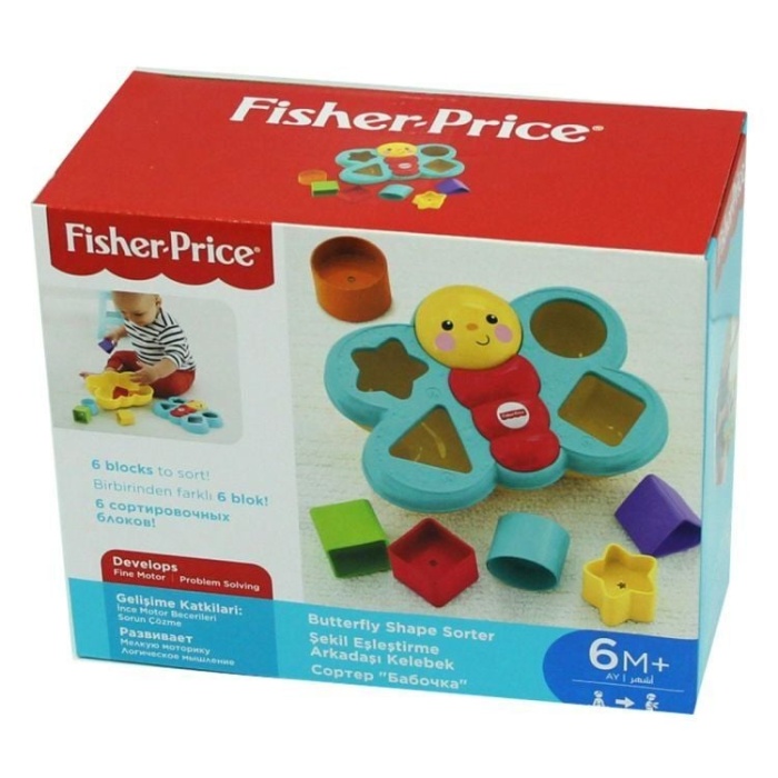 Fisher Price Şekil Eşleştirme Arkadaşı Kelebek