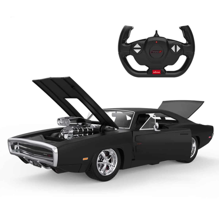 1:16 1970 Dodge Charger R/T Sesli ve Işıklı Uzaktan Kumandalı Araba