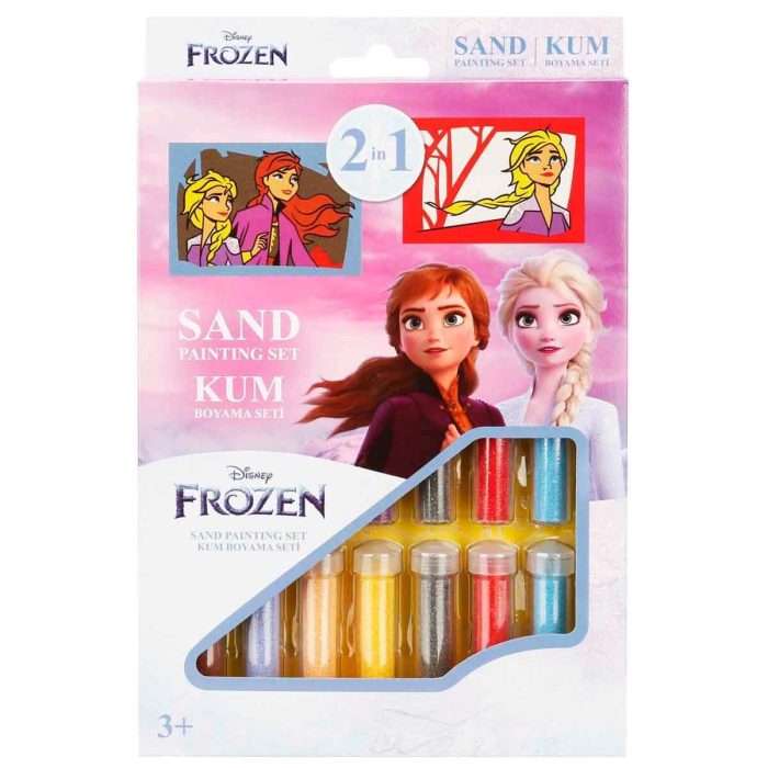 2in1 Disney Frozen Kum Boyama Seti DS 34