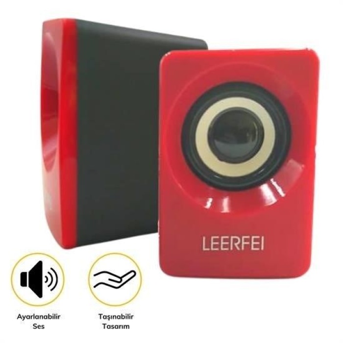 N62 1+1 Multimedia USB ve Jacklı Mini Hoparlör Yüksek Stereo Ses Sistemi