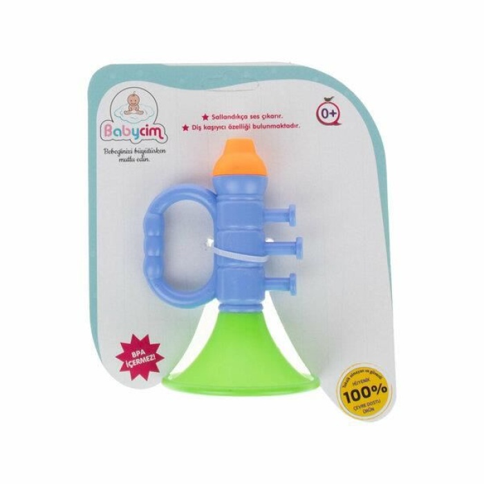 URT038-007 BABYCİM TRAMPET SESLİ ÇINGIRAK -BRL