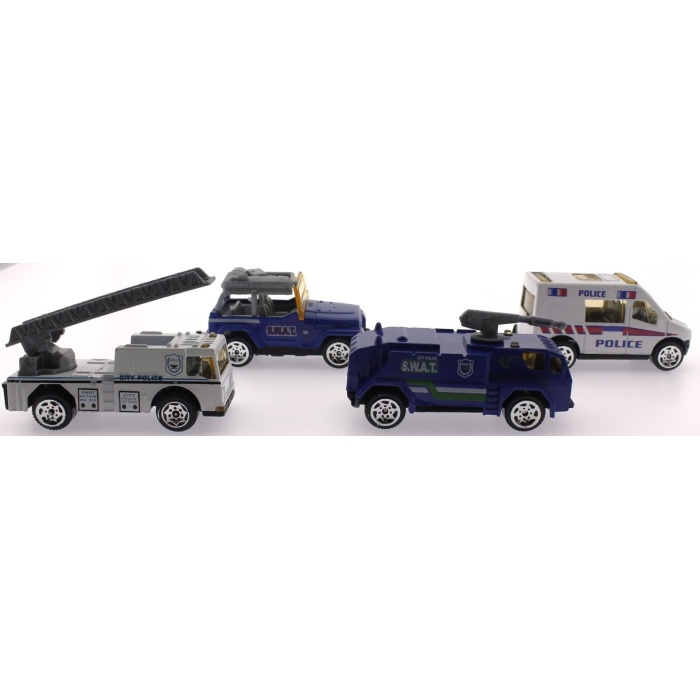 4Lü Die Cast Polis Seti