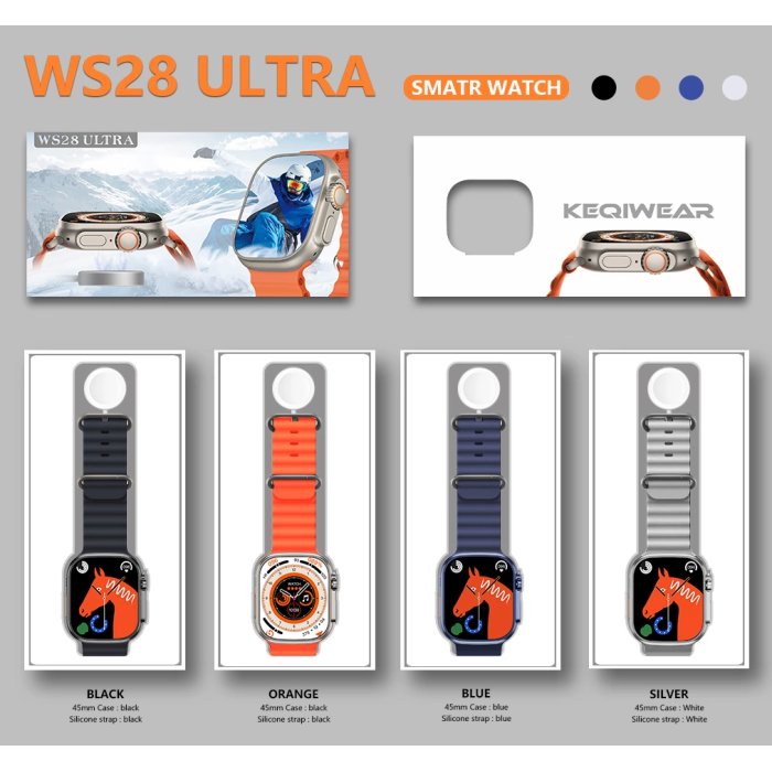 Ws28 Ultra Akıllı Saat | 49mm Geniş Ekran | Konuşma Özellikli | Su Geçirmez Akıllı Saat