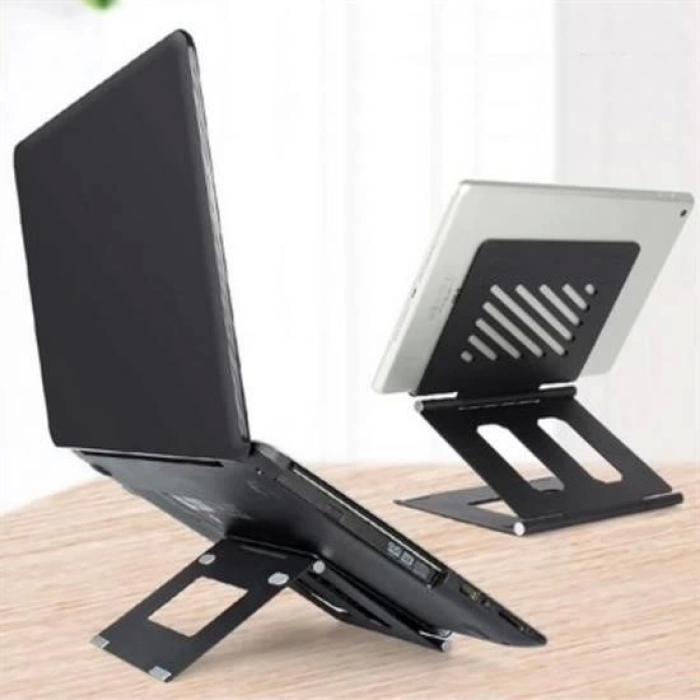 ®  Ayarlanabilir Metal Dizüstü Destek Tabanı Katlanabilir Taşınabilir Laptop Sehpası Standı