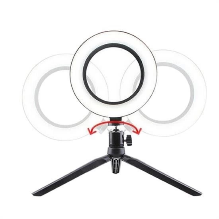 10inç 26cm Youtube Instagram Tiktok Selfie  Stüdyo Video Fotoğraf Ring Light  Tripod Led Hal