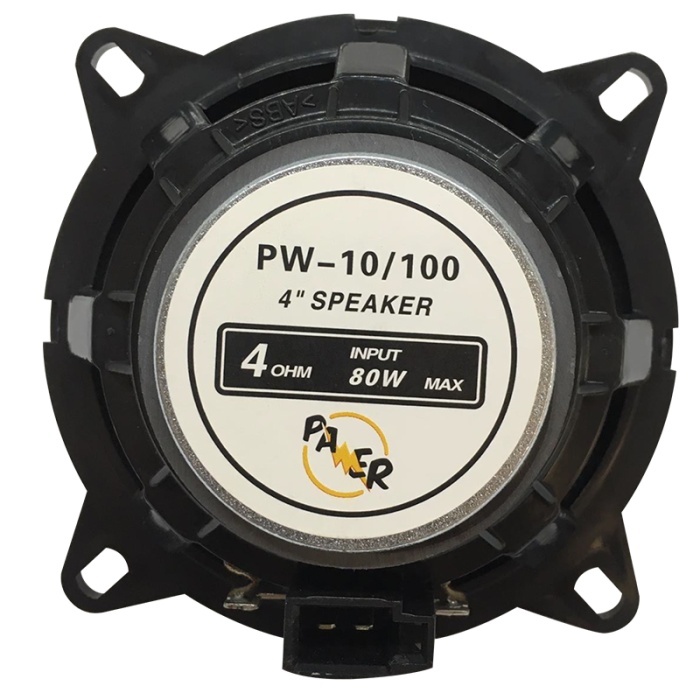 PW-10/100 4 OHM 80 WATT 10 CM TEKLİ OTO HOPARLÖR