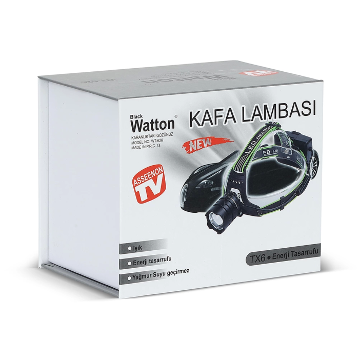 Tx6 Led Şarjlı Kafa Lambası  Wt-626