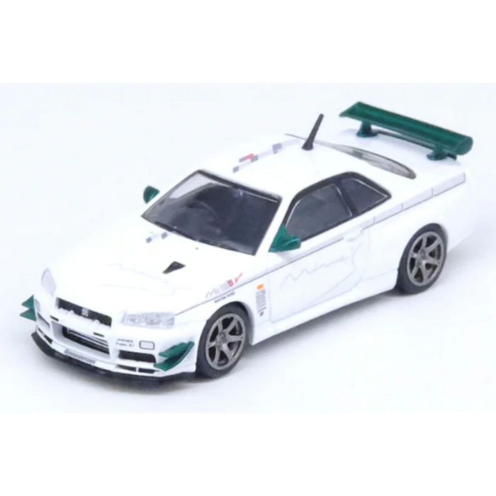 Inno 1/64 NISSAN SKYLINE GT-R (R34) V-SPEC Tuned by MINES