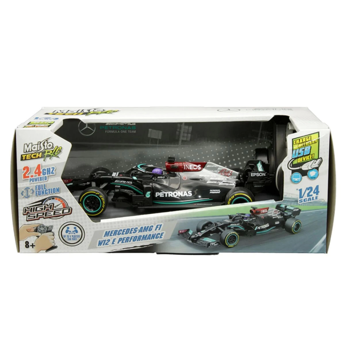 Maisto 1:24 Kumandalı Mercedes-AMG Petronas F1 W12 E Performance