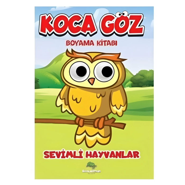 Koca Göz Sevimli Hayvanlar Boyama Kitabı