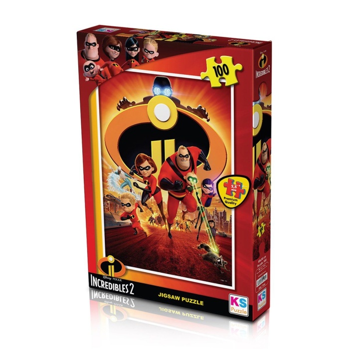 INC 714 Puzzle 100/INCREDIBLES 2 PUZZLE 100 PARÇA