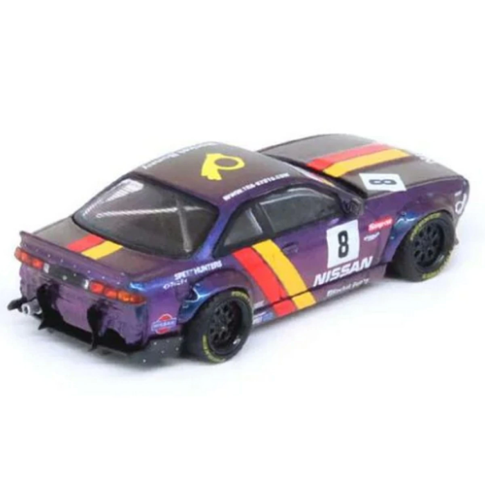 Inno 1/64 Nissan Silvia S14 Boss ROCKET BUNNY Purple