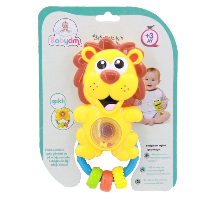 URT041-004 BABYCİM NEŞELİ SSLİ PİLLİ ASLAN ÇINGIRK