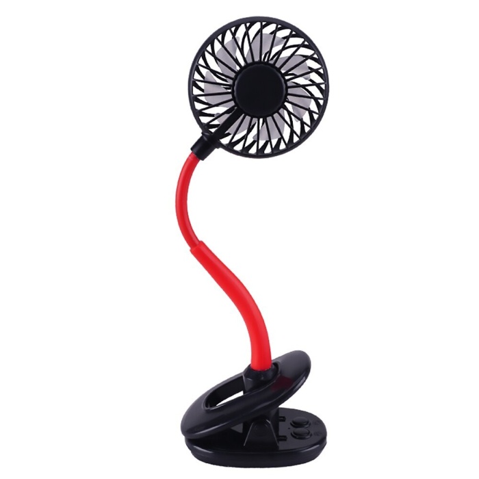 Portatif Işıklı Mini Klipsli Fan