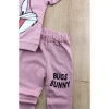 diamondstar Basic Tavşan Baskılı Pijama Takım 2-5 Yaş