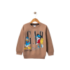 Erkek Çocuk Bisiklet Yaka Gap Baskılı Sweatshirt