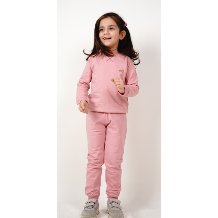 Basic Karyoka Detaylı Sweatshirt Takım 2-5 Yaş