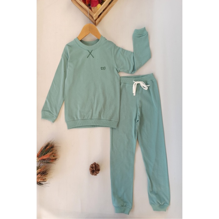 diamondstar Basic Karyoka Detaylı pijama Takım 5-8 Yaş