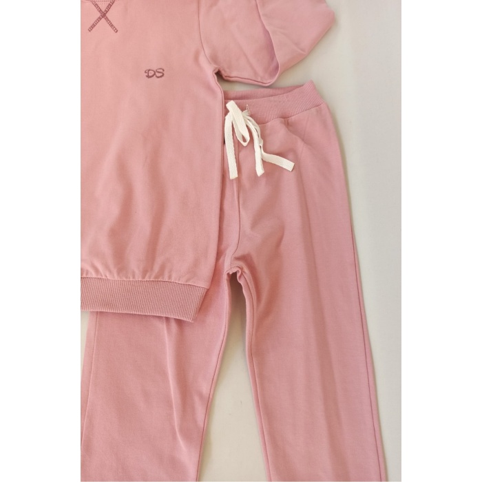 diamondstar Basic Karyoka Detaylı pijama Takım 5-8 Yaş