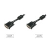 Digitus DVI Bağlantı Kablosu, DVI-D (24+1) Erkek &lt;==&gt; DVI-D (24+1) Erkek, 2x ferrit, 5 metre, DVI-D Dual Link, siyah renk&lt;br&gt;Digitus DVI connection cable, DVI(24+1), 2x ferrit M/M, 5.0m, DVI-D Dual Link, black