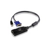 USB KVM Adaptörü (CPU Modül), KVM Kablosunun PC&#039;nin USB portuna Bağlanması İçin Adaptör, maksimum mesafe 40 metre, ATEN-KH2508A, ATEN-KH2516A ile birlikte kullanılır&lt;br&gt;USB VGA KVM Adapter