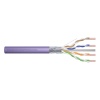 Digitus Category 6 (Cat. 6) F-UTP Data Kablosu&lt;br&gt;AWG 23/1&lt;br&gt;LSZH (Low Smoke Zero Halogen)&lt;br&gt;Mor renk&lt;br&gt;305 metrelik rulolarda