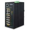 Endüstriyel Tip Yönetilebilir Ethernet Switch (Industrial Managed Ethernet Switch)&lt;br&gt;8-Port 10/100/1000Base-TX 802.3at/af PoE+ Injector (Port başına 30.8 watt) (PoE Güç Bütçesi maks. 240 watt) (Port-1 ve Port-8 arası)&lt;br&gt;2-Port 10/100/1000T (P