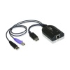 USB DisplayPort Sanal Medya KVM Adaptörü, Smart Card Desteği&lt;br&gt;USB DisplayPort Virtual Media KVM Adapter with Smart Card Support