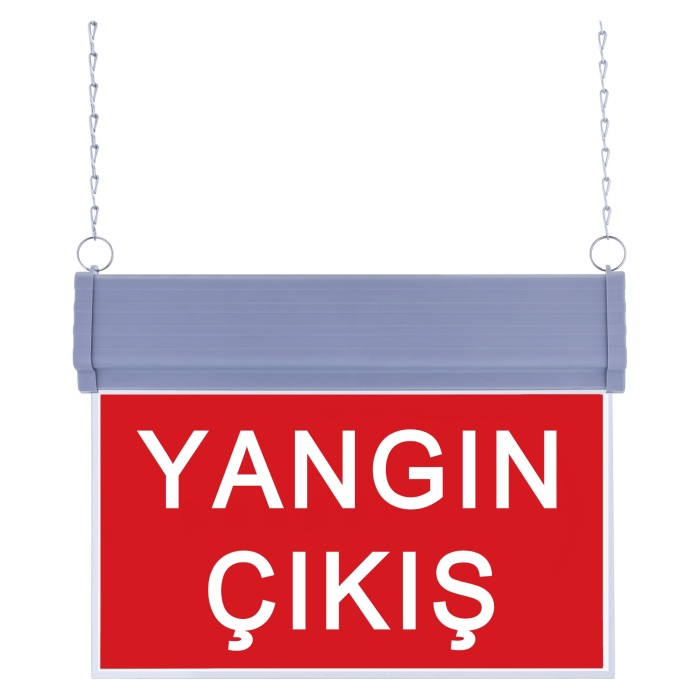 SG056 Çift Yönlü Acil Yönlendirme Armatürü (Zincirli) Yangın Çıkış