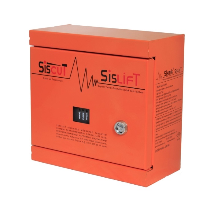 SİSLİFT-2 Elektronik Deprem Sensörü,  İki Çıkışlı