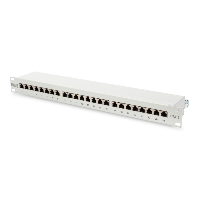 Digitus 19 Inch 24 port CAT-6 FTP Patch Panel, Zırhlı