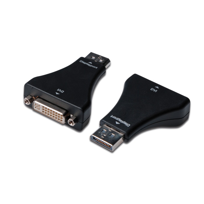 DisplayPort (DP) &lt;-&gt; DVI-I  Adaptörü, DP Erkek - DVI-I (24+5) Dişi