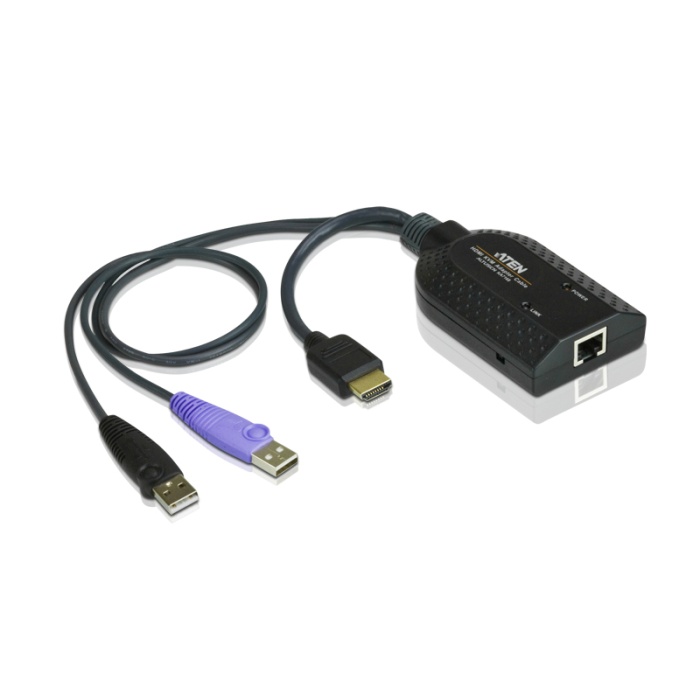 HDMI USB Sanal Medya KVM Adaptörü, Akıllı Kart Okuyucusu ile birlikte&lt;br&gt;HDMI USB Virtual Media KVM Adapter Cable with Smart Card Reader