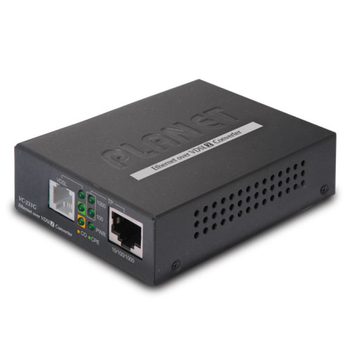 1-Port 10/100/1000T Ethernet&#039;i VDSL2&#039;ye Çevirici (30a profil, G.vectoring özellikli)&lt;br&gt;1-Port 10/100/1000T Ethernet to VDSL2 Converter (30a profile w/ G.vectoring)