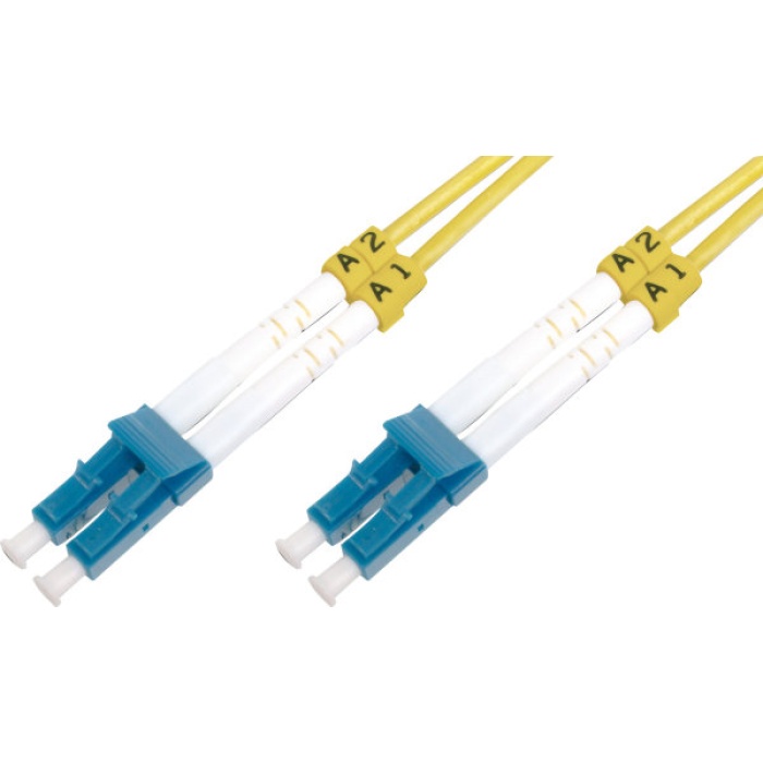 Beek LC-LC Fiber Optik Patch Kablo, OS 2 9/125 Singlemode, 3.0mm, LSZH, 0.5 metre