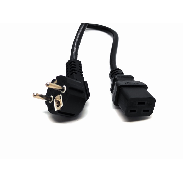 Beek Güç Kablosu, Schuko to C19 1.8 mt H05VV-F 3* 1.5mm2&lt;br&gt;Beek Power Cable Schuko to c19 1.8m, H05VV-F 3*1.5mm2