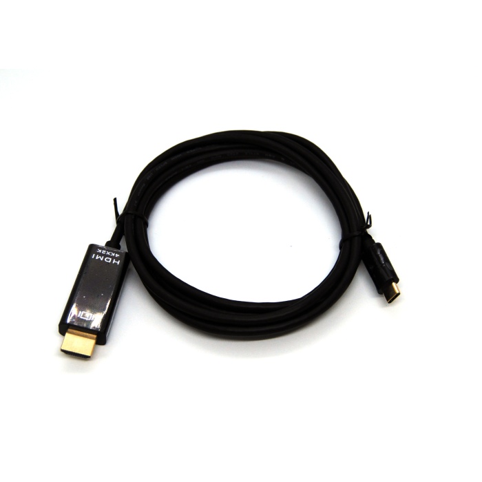 Beek USB Tip C &lt;-&gt; HDMI Görüntü Adaptörü, USB Tip C Erkek &lt;-&gt; HDMI A Erkek, 4K@60Hz, Altın Kaplama, 2 metre&lt;br&gt;Beek TYPE C M/HDMI A M,4K@60Hz,Gold,2M