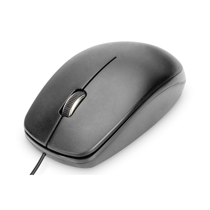 Digitus USB Mouse, Kablolu, 3 Düğmeli, 1200 dpi&lt;br&gt;Digitus USB Mouse with cable, 3 Buttons, 1200 dpi