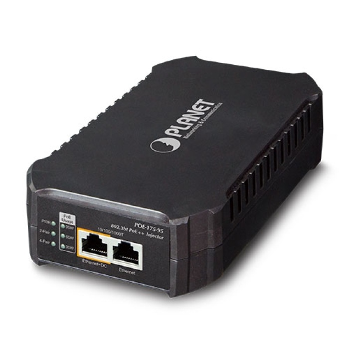 1-Port 10/100/1000Mbps 802.3bt PoE Injector&lt;br&gt;95 Watt&lt;br&gt;Dahili AC Güç Kaynağı&lt;br&gt;0-50 derece