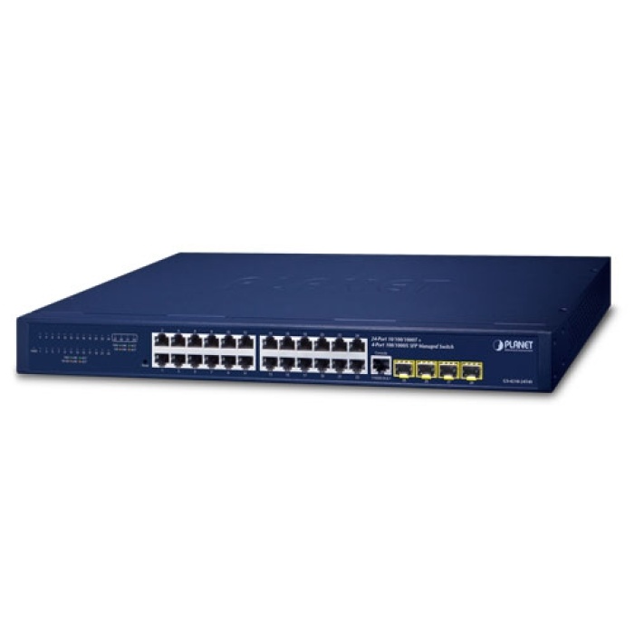 Yönetilebilir Gigabit Switch (Managed Gigabit Switch)&lt;br&gt;24-Port 10/100/1000T&lt;br&gt;4-Port 100/1000X SFP (Port 25 ile Port 28 arası)&lt;br&gt;36-72V DC Yedek Güç&lt;br&gt;1 x Konsol port