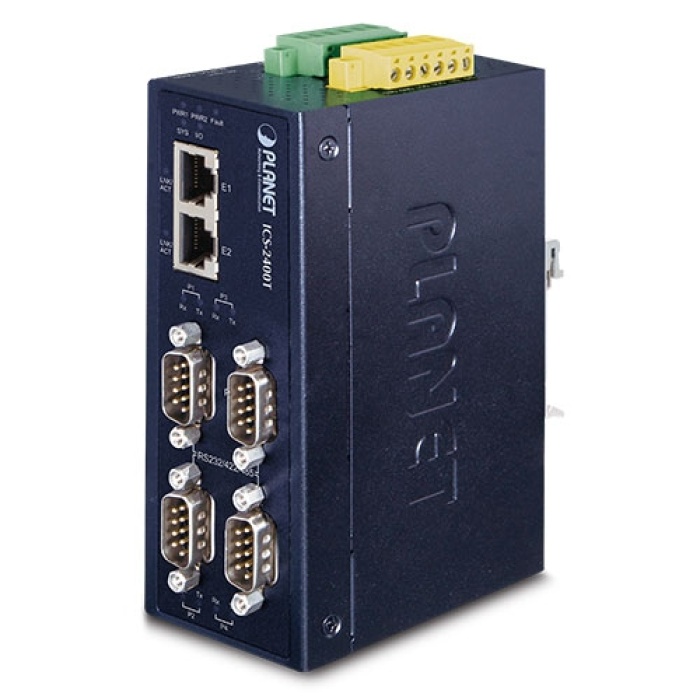 Endüstriyel 4-port RS232/RS422/RS485 Serial Device Server&lt;br&gt;Industrial 4-port RS232/RS422/RS485 Serial Device Server