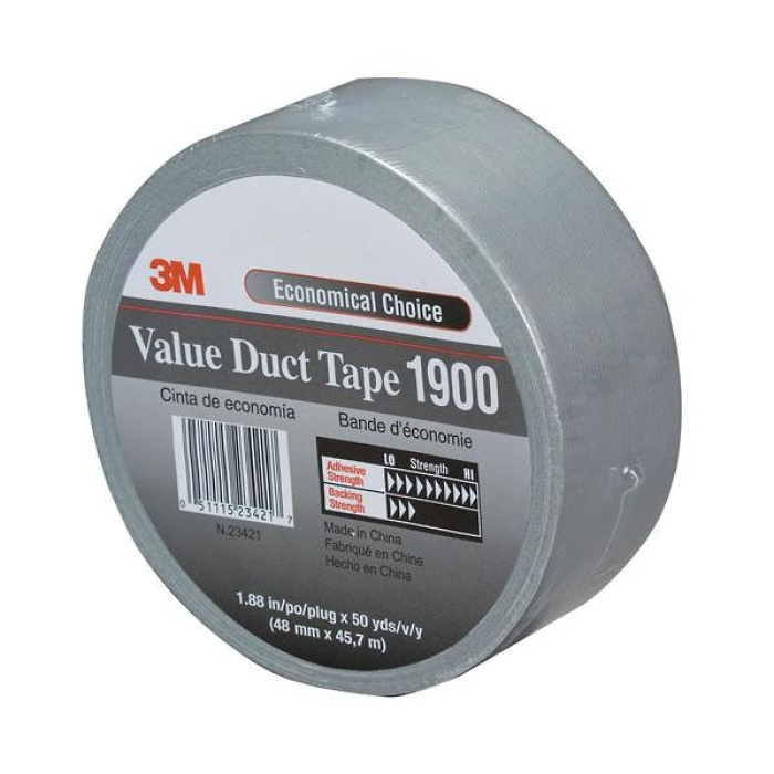 3M DUCK TAPE GRİ (1900) EKO 50MM*50MT