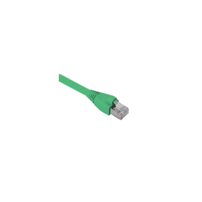 Cat6A S/FTP Patch Cord LSOH 0,5m Yeşil