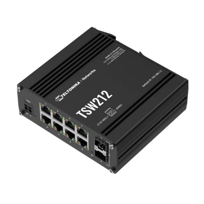 8 x RJ45 ports, 10/100/1000 Mbps, L2 managed Ethernet switch