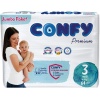 Confy Premium 3 Beden Midi Bebek Bezi (1 x 64 Adet)