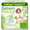 Bebem Natural 6 Beden Xlarge Fırsat Pak Bebek Bezi (1 x 32 Adet)