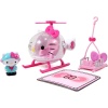 , 253243000, Hello Kitty Helikopter, 17.5 cm, Açılabilir Ön Cam, Sedye Aksesuarlı, Hello Kitty Helicopter